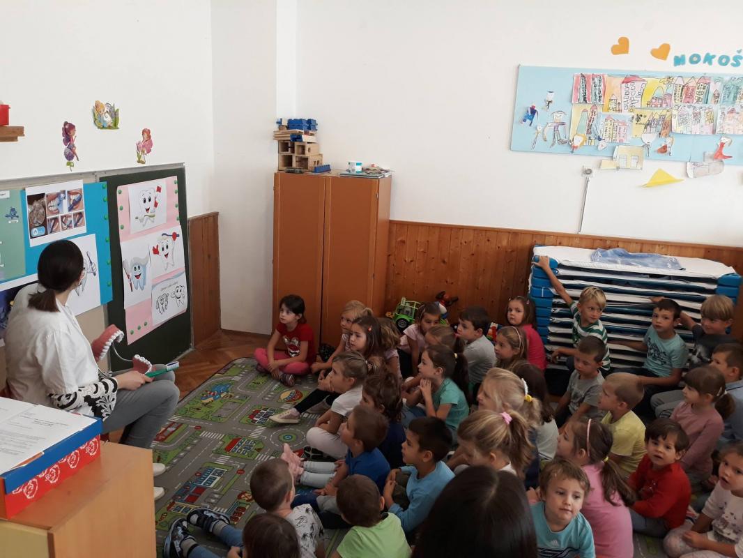 PATRONAŽA DUBROVNIK Edukativna radionica pranja zubića u Dječjem vrtiću Pčelica