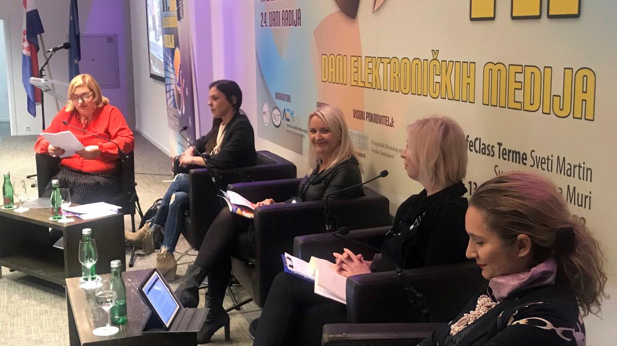 U SKLOPU 11. DANA ELEKTRONIČKIH MEDIJA Održan panel „Žene u medijima“ na kojem je naglasak stavljen na žene u sportu