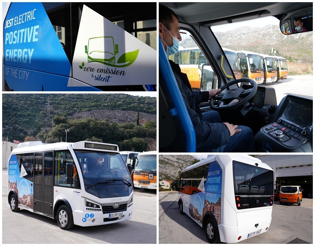 PREGLED TJEDNA: Stigao električni mini autobus, sanira se nogostup od Pošte Lapad do nogometnog stadiona