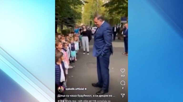 Djeca vikala Dodiku: “Gdje si lopove” (VIDEO)