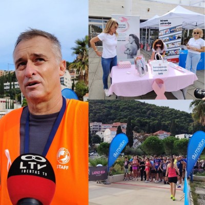 Dubrovnik trči i šeta za podršku borbi protiv raka dojke