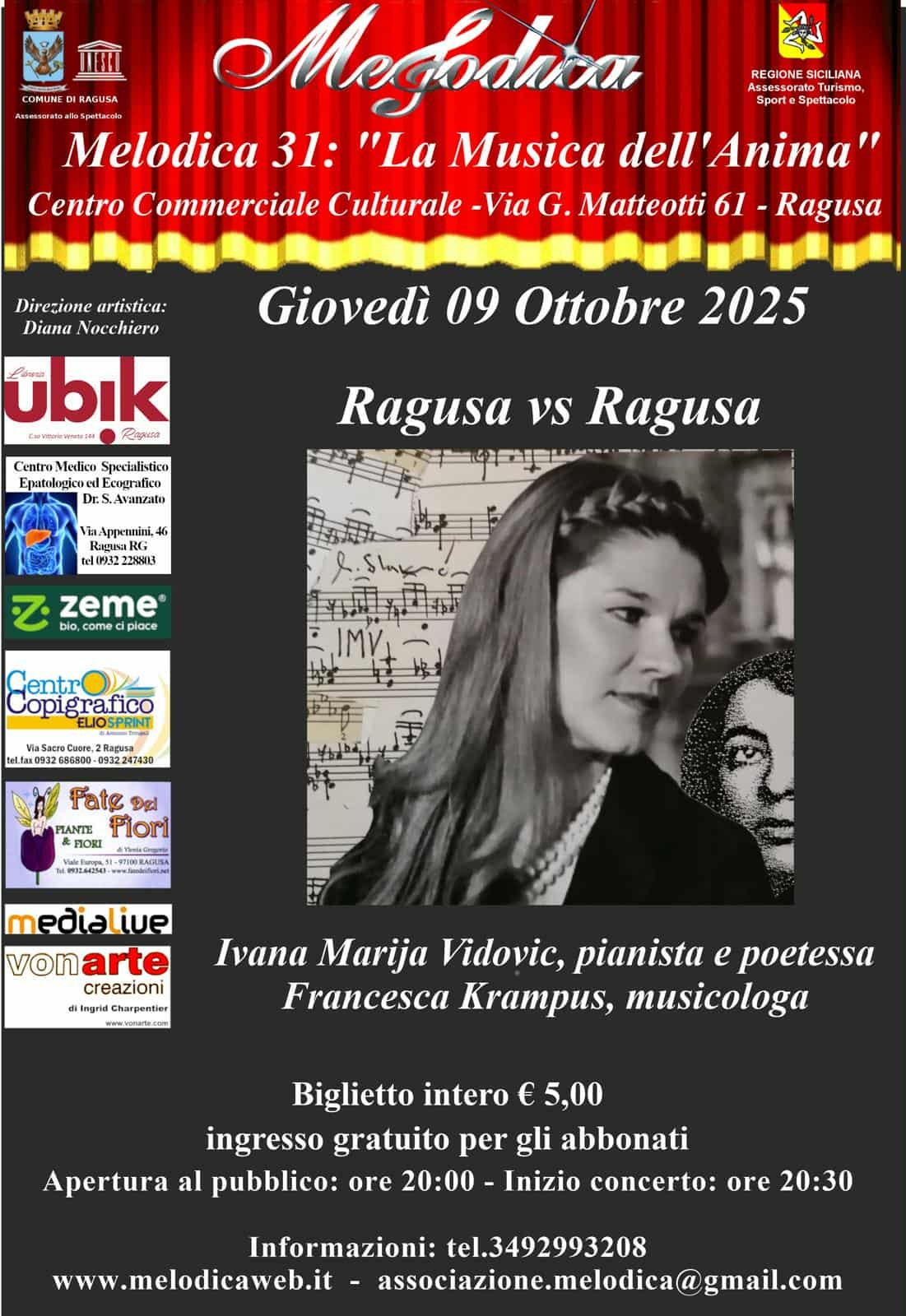 RAGUSA VS RAGUSA Most glazbe između Dubrovnika i Sicilije: Ivana Marija ...