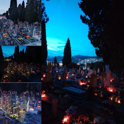 Ovako je obilježen Dušni dan u Dubrovniku: Groblja obasjana tisućama lampiona FOTO/VIDEO