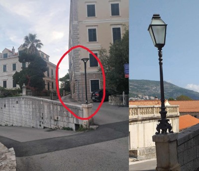 Nestao povijesni feral - Grad: Popravak nije bio moguć, zamijenjen novim rasvjetnim tijelom