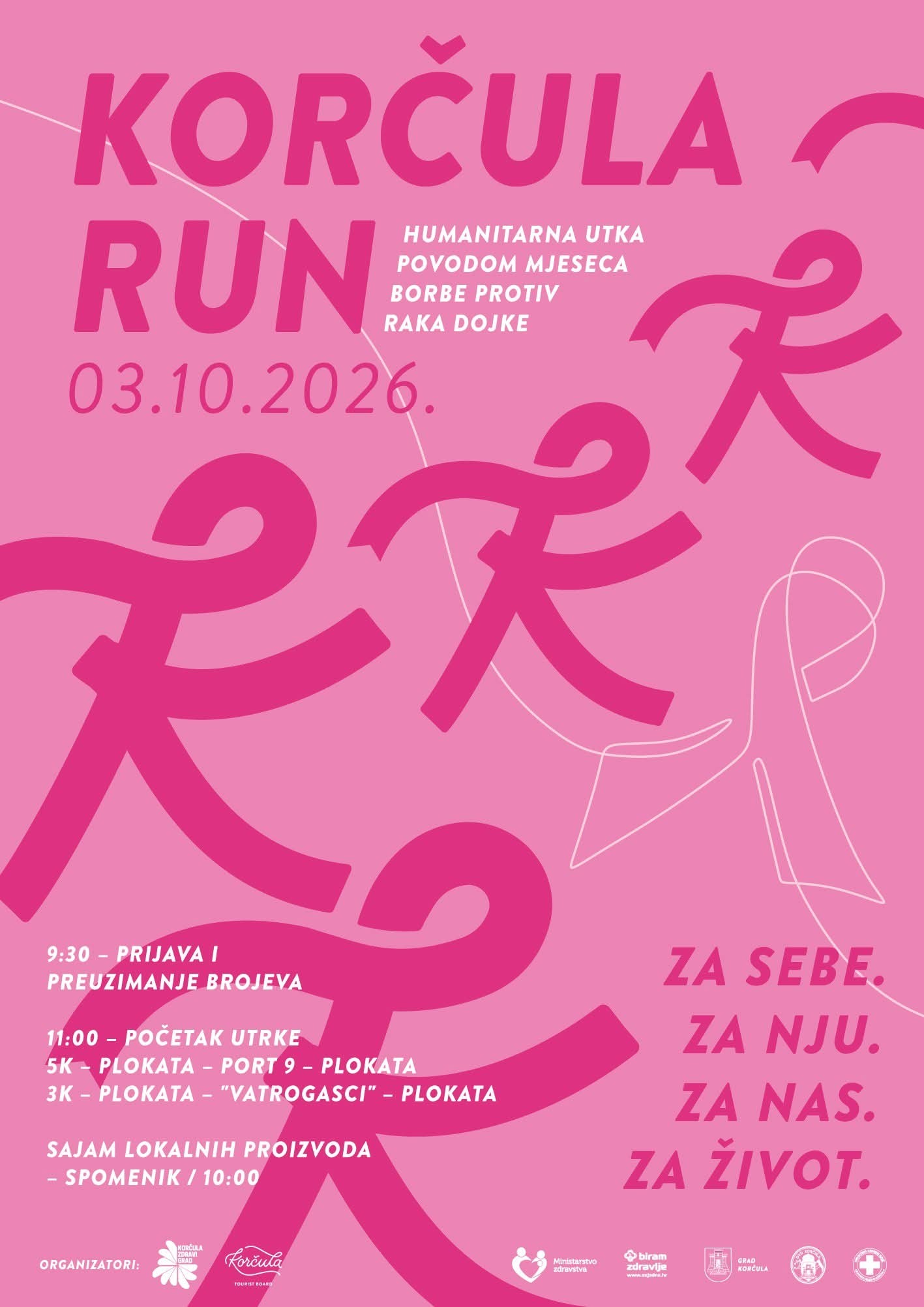 KORČULA RUN 2026. - UTRKA ZA ŽIVOT