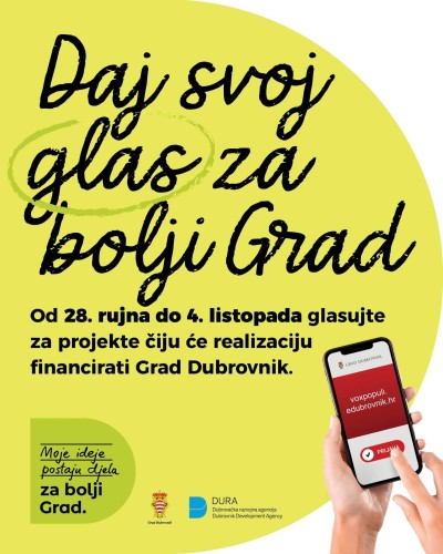 Ponovno glasovanje za 67 projekata u Dubrovniku