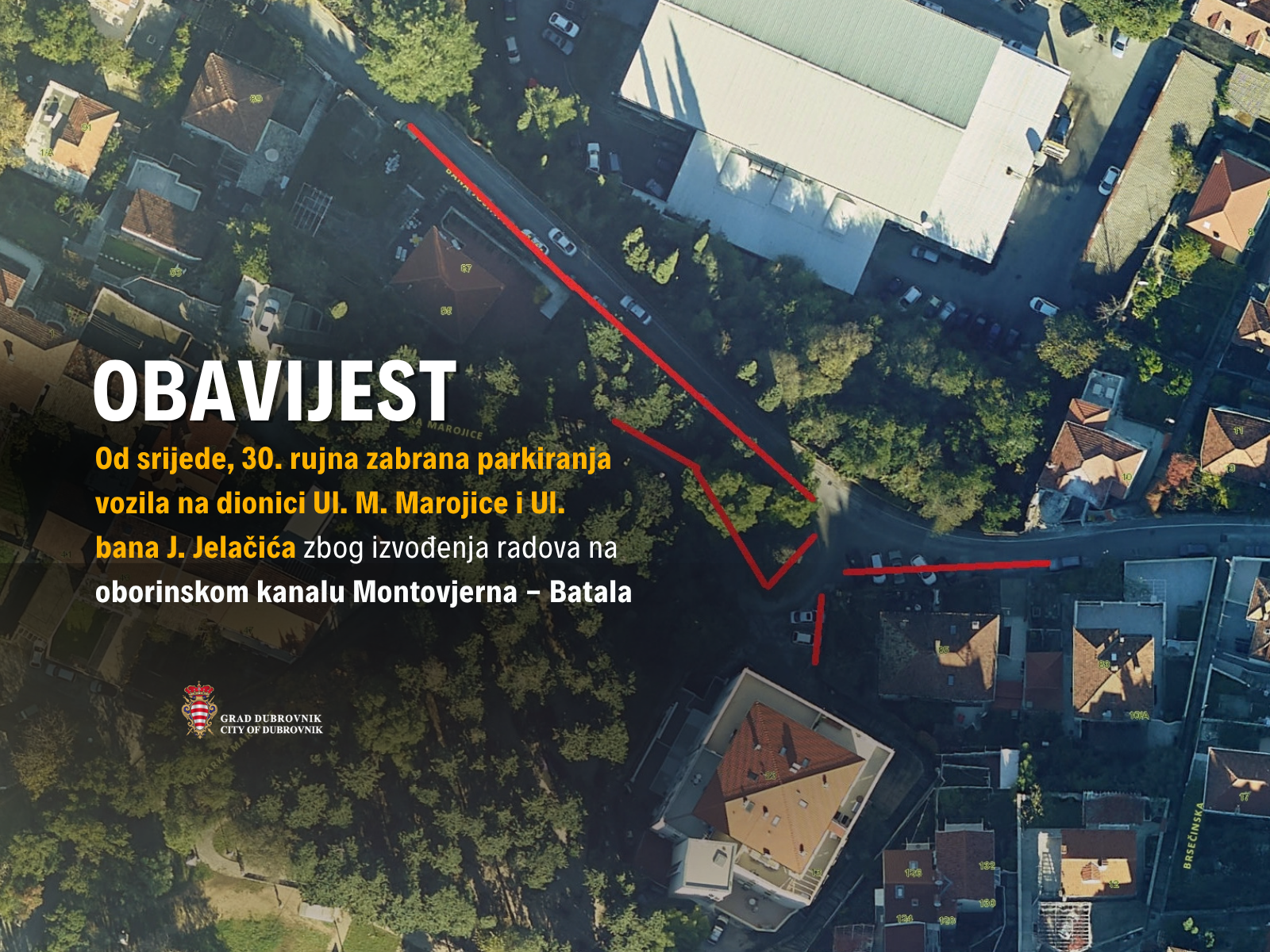 OBAVIJEST O RADOVIMA