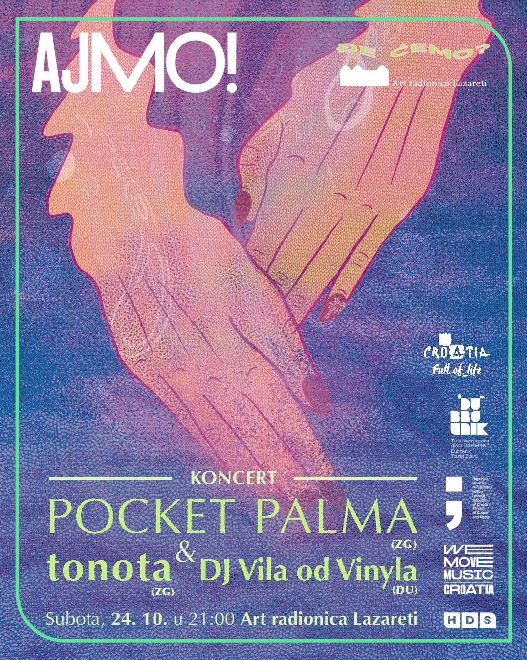 POCKET PALMA & TONOTA SUTRA U LAZARETIMA!