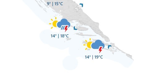 PROGNOZA DO KRAJA TJEDNA