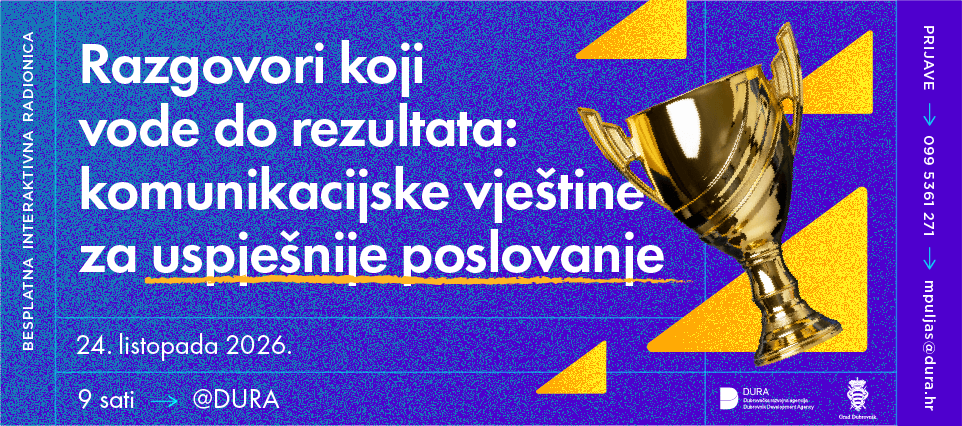 “RAZGOVORI KOJI VODE DO REZULTATA: KOMUNIKACIJSKE VJEŠTINE ZA USPJEŠNIJE POSLOVANJE”