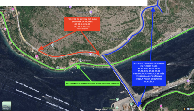 Privremena regulacija prometa zbog 26. Nagrade Dubrovnika