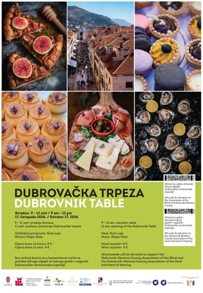 17. Dubrovačka trpeza na Stradunu 17. listopada
