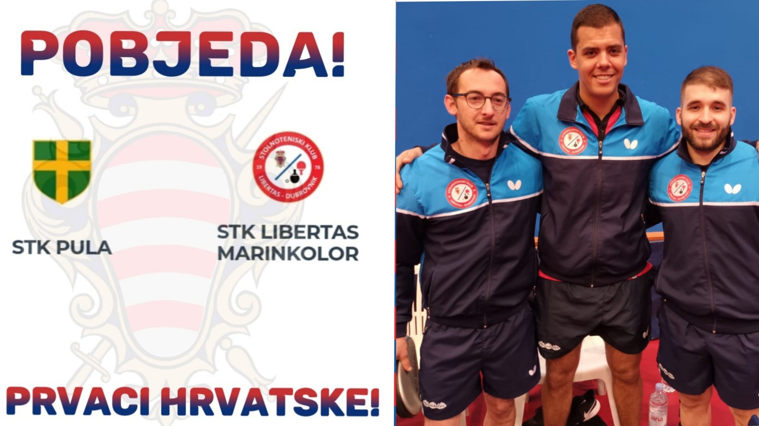 SLAVLJE MOŽE POČETI: STK Libertas Marinkolor prvak Hrvatske!